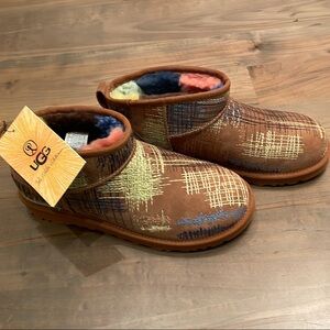 UGG x Elder Statesman NWT Embroidered Boots size 9